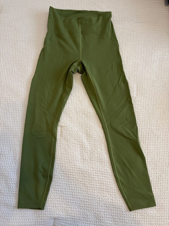 lululemon athletica Pants - lululemon athletica Olive Leggings with High Waist, size 6